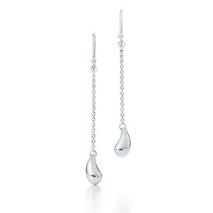 Tiffany & Co. Peretti silver teardrop earrings